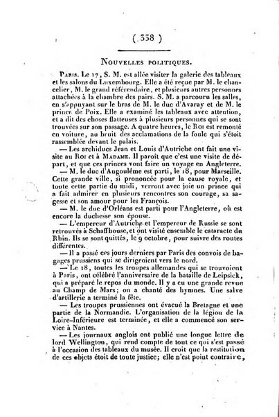 L'ami de la religion et du roi journal ecclesiastique, politique et litteraire