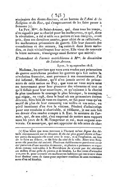 L'ami de la religion et du roi journal ecclesiastique, politique et litteraire