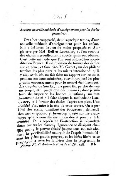 L'ami de la religion et du roi journal ecclesiastique, politique et litteraire