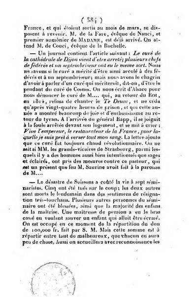 L'ami de la religion et du roi journal ecclesiastique, politique et litteraire