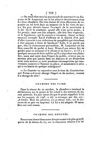 L'ami de la religion et du roi journal ecclesiastique, politique et litteraire