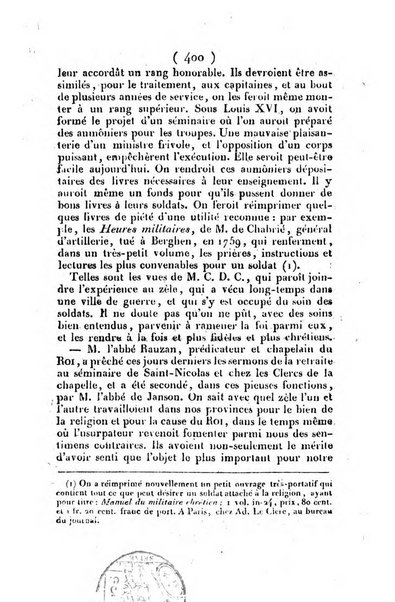 L'ami de la religion et du roi journal ecclesiastique, politique et litteraire