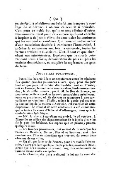 L'ami de la religion et du roi journal ecclesiastique, politique et litteraire