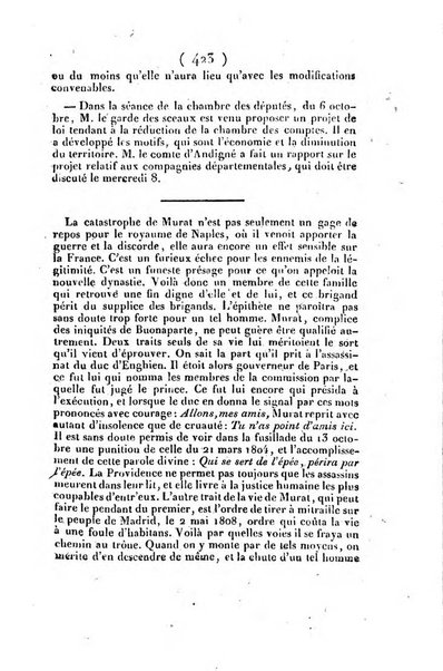 L'ami de la religion et du roi journal ecclesiastique, politique et litteraire