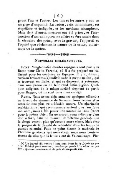 L'ami de la religion et du roi journal ecclesiastique, politique et litteraire