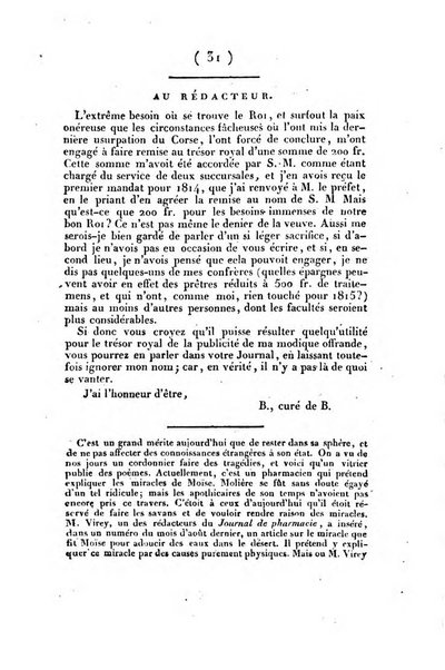 L'ami de la religion et du roi journal ecclesiastique, politique et litteraire