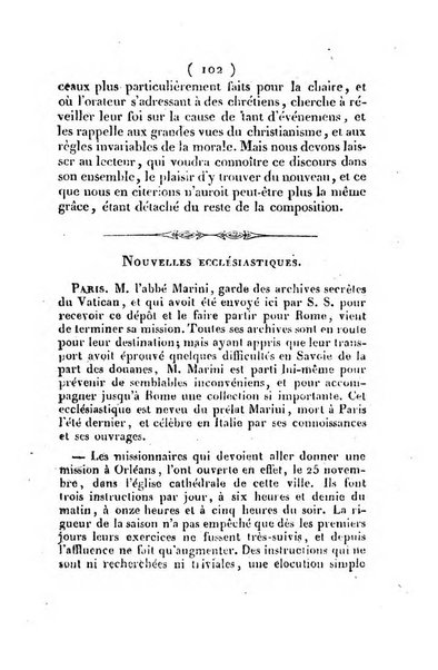 L'ami de la religion et du roi journal ecclesiastique, politique et litteraire