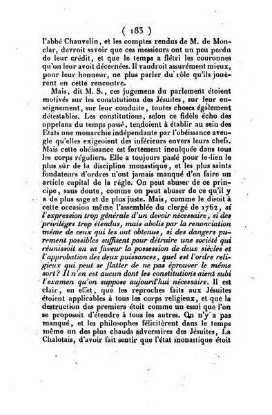 L'ami de la religion et du roi journal ecclesiastique, politique et litteraire