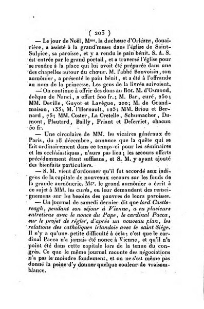 L'ami de la religion et du roi journal ecclesiastique, politique et litteraire