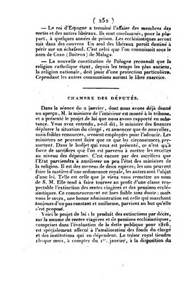 L'ami de la religion et du roi journal ecclesiastique, politique et litteraire