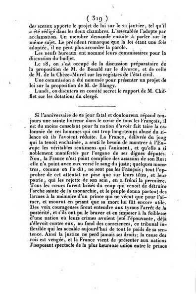 L'ami de la religion et du roi journal ecclesiastique, politique et litteraire