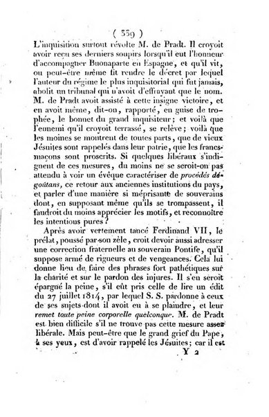 L'ami de la religion et du roi journal ecclesiastique, politique et litteraire