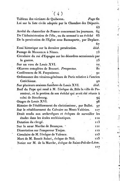 L'ami de la religion et du roi journal ecclesiastique, politique et litteraire