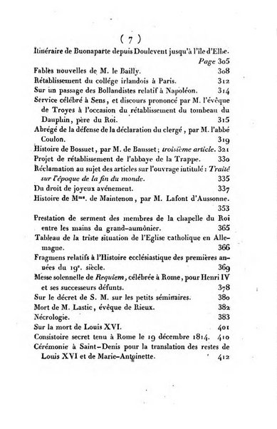 L'ami de la religion et du roi journal ecclesiastique, politique et litteraire