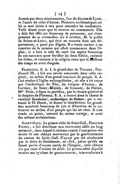 L'ami de la religion et du roi journal ecclesiastique, politique et litteraire