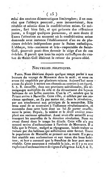 L'ami de la religion et du roi journal ecclesiastique, politique et litteraire