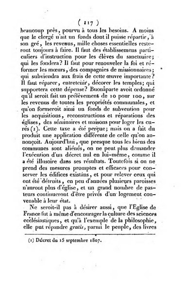 L'ami de la religion et du roi journal ecclesiastique, politique et litteraire