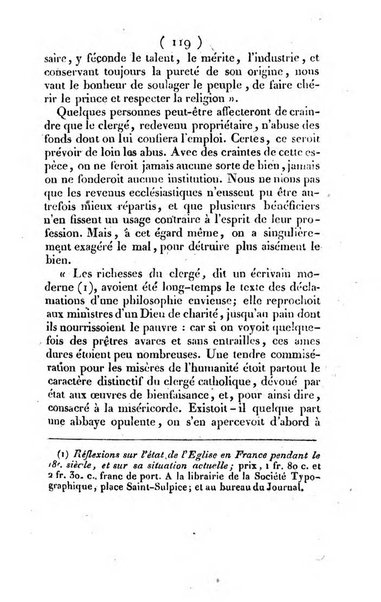 L'ami de la religion et du roi journal ecclesiastique, politique et litteraire