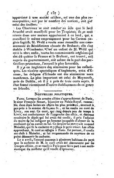 L'ami de la religion et du roi journal ecclesiastique, politique et litteraire