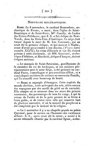 L'ami de la religion et du roi journal ecclesiastique, politique et litteraire