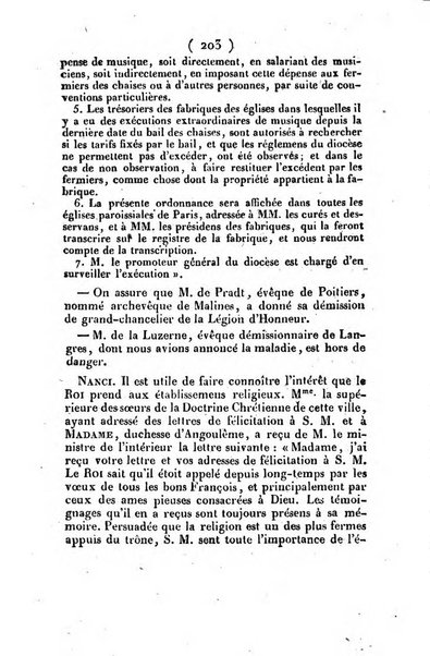 L'ami de la religion et du roi journal ecclesiastique, politique et litteraire