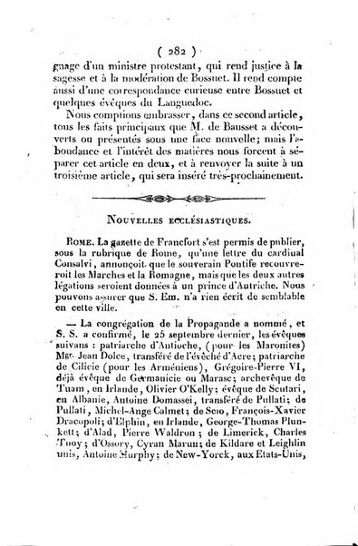 L'ami de la religion et du roi journal ecclesiastique, politique et litteraire