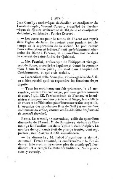 L'ami de la religion et du roi journal ecclesiastique, politique et litteraire