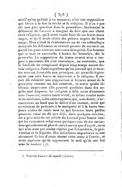 L'ami de la religion et du roi journal ecclesiastique, politique et litteraire