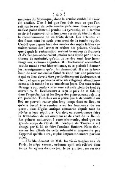 L'ami de la religion et du roi journal ecclesiastique, politique et litteraire