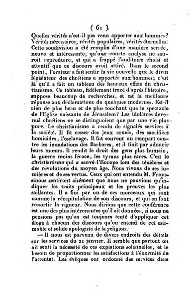 L'ami de la religion et du roi journal ecclesiastique, politique et litteraire