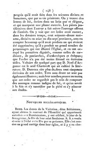 L'ami de la religion et du roi journal ecclesiastique, politique et litteraire