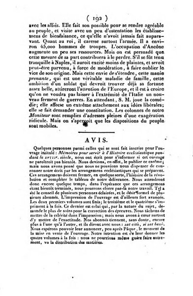 L'ami de la religion et du roi journal ecclesiastique, politique et litteraire