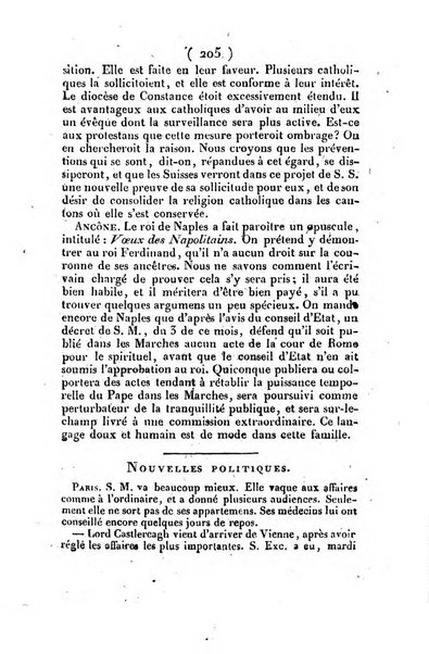 L'ami de la religion et du roi journal ecclesiastique, politique et litteraire