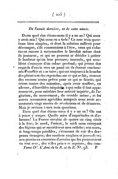 L'ami de la religion et du roi journal ecclesiastique, politique et litteraire