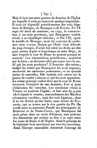 L'ami de la religion et du roi journal ecclesiastique, politique et litteraire