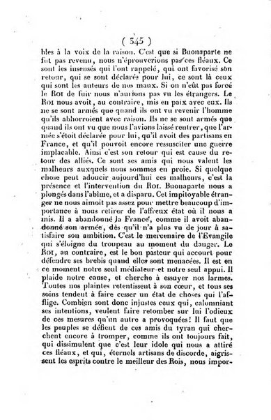 L'ami de la religion et du roi journal ecclesiastique, politique et litteraire