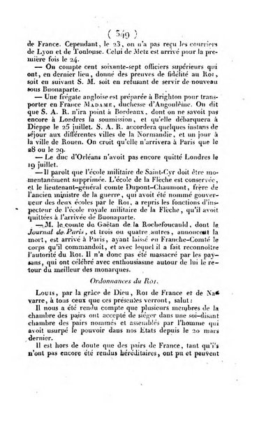 L'ami de la religion et du roi journal ecclesiastique, politique et litteraire