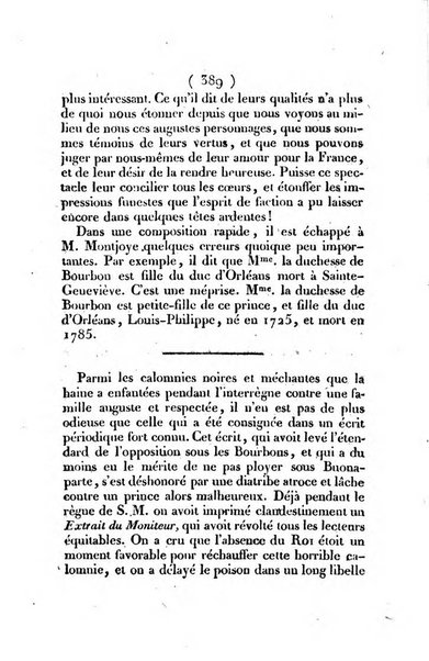 L'ami de la religion et du roi journal ecclesiastique, politique et litteraire