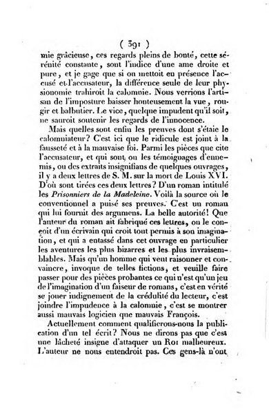 L'ami de la religion et du roi journal ecclesiastique, politique et litteraire