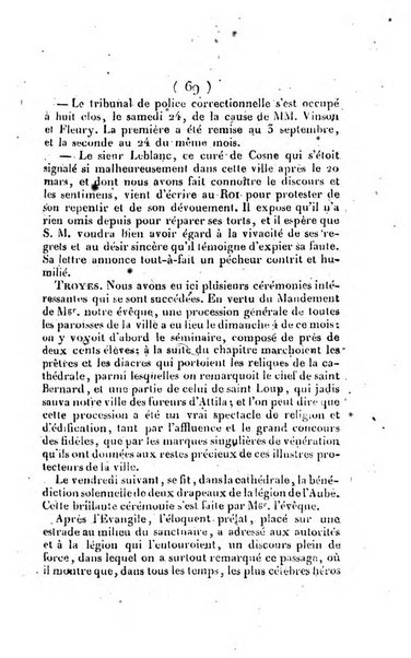 L'ami de la religion et du roi journal ecclesiastique, politique et litteraire