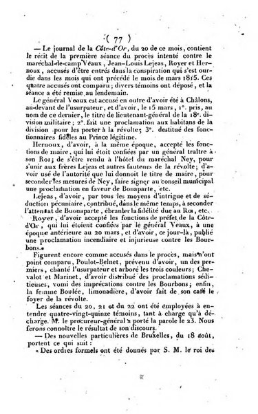 L'ami de la religion et du roi journal ecclesiastique, politique et litteraire