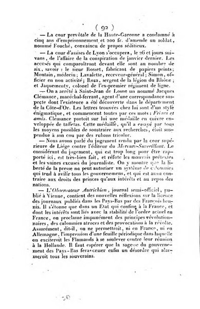 L'ami de la religion et du roi journal ecclesiastique, politique et litteraire