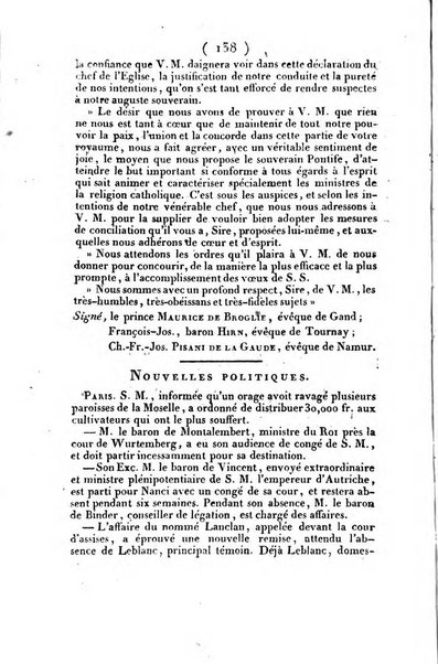 L'ami de la religion et du roi journal ecclesiastique, politique et litteraire