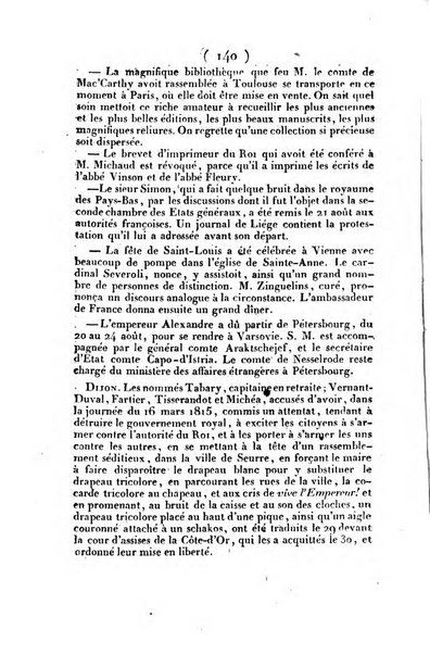 L'ami de la religion et du roi journal ecclesiastique, politique et litteraire