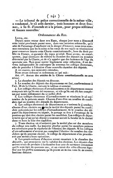 L'ami de la religion et du roi journal ecclesiastique, politique et litteraire