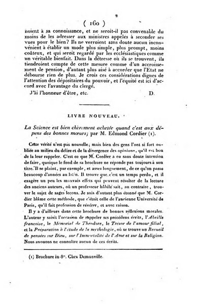 L'ami de la religion et du roi journal ecclesiastique, politique et litteraire