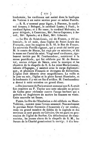 L'ami de la religion et du roi journal ecclesiastique, politique et litteraire