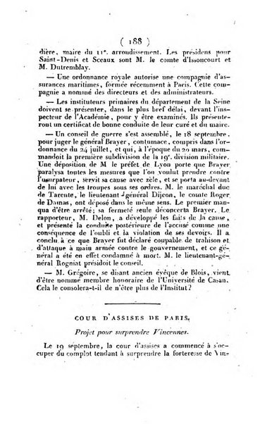 L'ami de la religion et du roi journal ecclesiastique, politique et litteraire