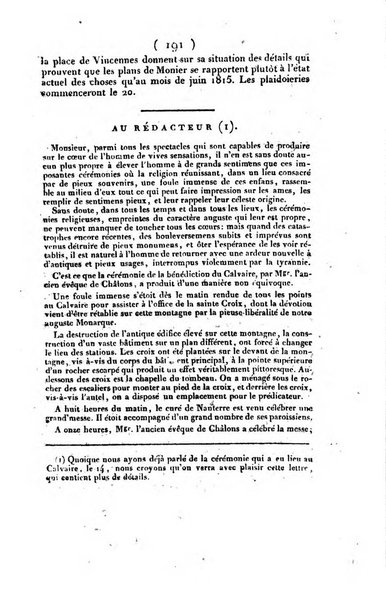 L'ami de la religion et du roi journal ecclesiastique, politique et litteraire