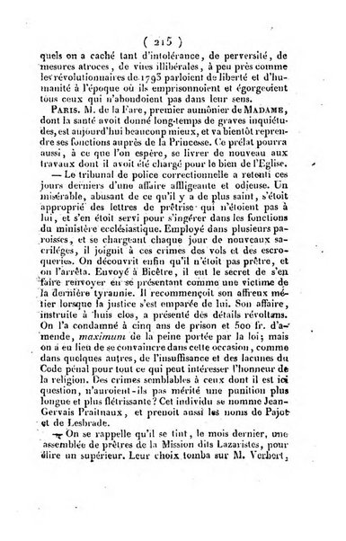 L'ami de la religion et du roi journal ecclesiastique, politique et litteraire